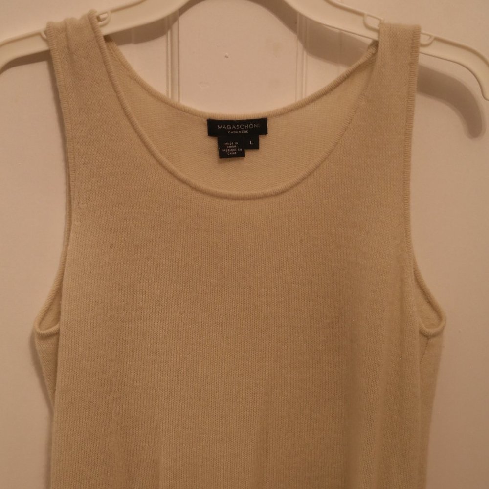 Magaschoni Cashmere Pullover Sweater Sz L